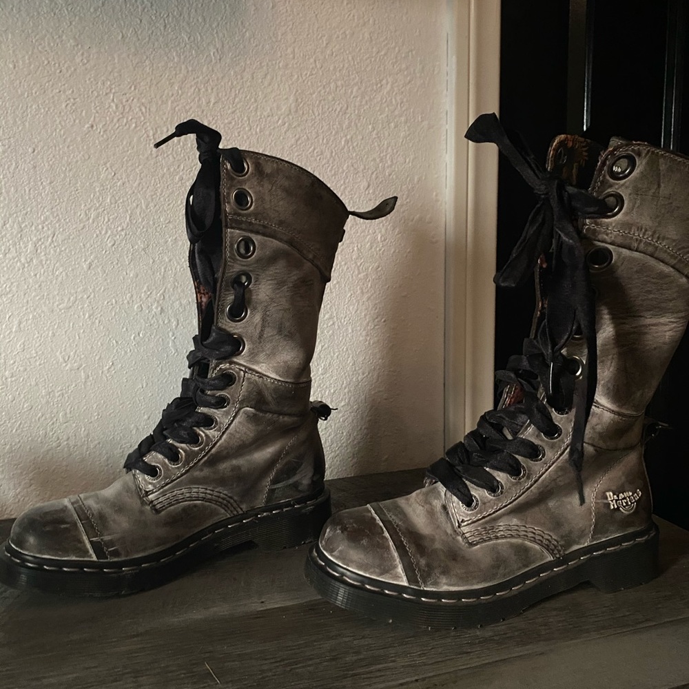 Dr. Martens Triumph Fold Over Leather Boots